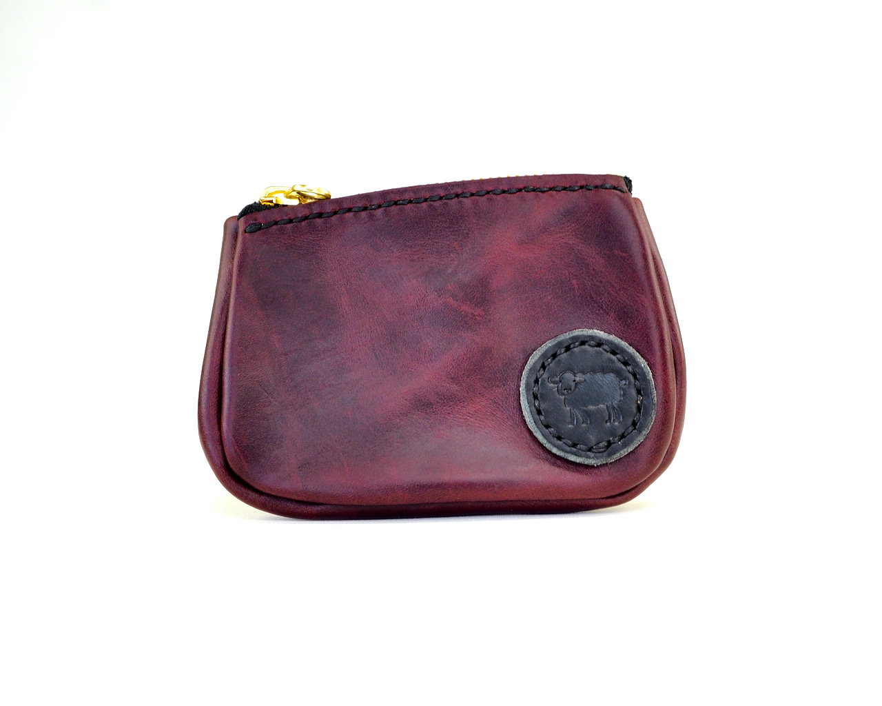 Tibaldi Leather Coin Pouch, Black, Leather, Cotton, LTM-CP - Iguana Sell UK